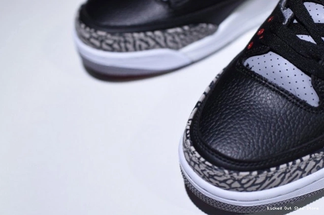 Kicked Out Shoe Store 854262-001 Air Black Jordan Cement 3 0710